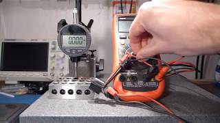 Piezoelectric Actuator Testing Displacement vs Voltage [upl. by Oelc]