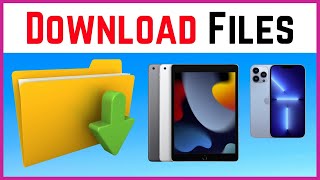 How to DOWNLOAD FILES on iPhoneiPad [upl. by Rutter98]