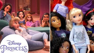 Disney Princess Slumber Party with The Disney Princess Club  Disney Princess [upl. by Minni]