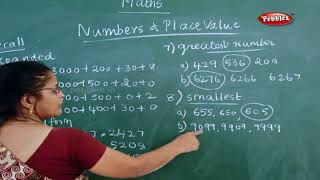 Numbers amp Place value  Part 1  5th std Maths Syllabus  Mathematics [upl. by Dawaj]