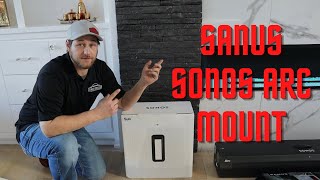 SONOS Arc install with Sanus Mount [upl. by Howlyn148]