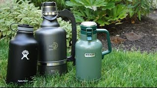 Insulated Beer Growler Reviews HydroFlask Stanley DrinkTanks Juggernaut [upl. by Sherard]