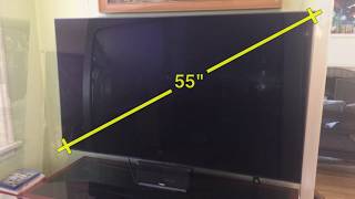 How to Measure Your TVs Screen Size [upl. by Kezer]