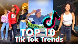 Top 10 TikTok Trends [upl. by Afrikah635]