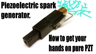 Piezoelectric spark generator [upl. by Egbert]