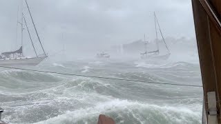 Boat Technician Films Storm At Cape Cod [upl. by Atiuqet]