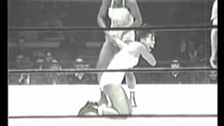 Ramona Isabella amp Ethel Johnson vs Babs Wingo amp Marva Scott 1950s female women wrestling ladies [upl. by Eziechiele]