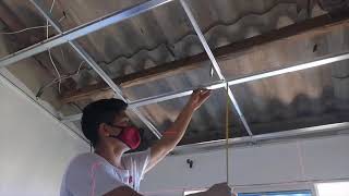 Como hacer un cielo raso en drywall [upl. by Chadd322]