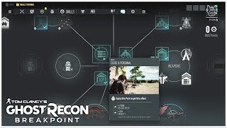 A CLOSER LOOK AT GHOST RECON BREAKPOINT SKILL TREE amp WHAT IT DOES [upl. by Dnomed]