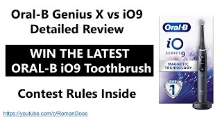 Oral B iO9 vs Genius X Detailed Toothbrush Review Cut Version [upl. by Malet]