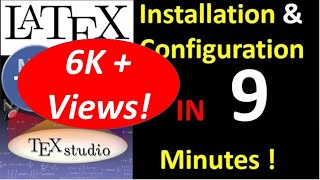 How to Install and Configure LATEX MikTex  TexStudio [upl. by Al]