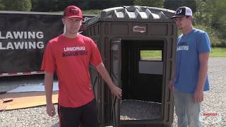 How to Assemble Terrain Outdoors quotThe Rangequot Pentagon Hunting Blind [upl. by Devaj896]