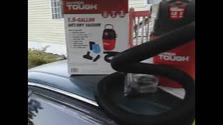 WalMart hyper tough vacuum cleaner unboxing amp demo review [upl. by Eityak]