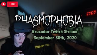 Kruzadar LIVE Stream  Phasmophobia VR [upl. by Prima57]