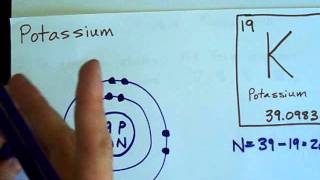 How to Draw BohrRutherford Diagrams  Potassium [upl. by Bast350]