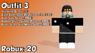 10 Awesome ROBLOX Outfits Under 20 Robux [upl. by Dubois721]