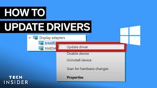 How To Update Drivers For Windows 10 [upl. by Akym]