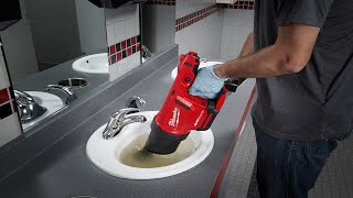 M12™ AIRSNAKE™ Drain Cleaning Air Gun Demonstration [upl. by Berkin74]