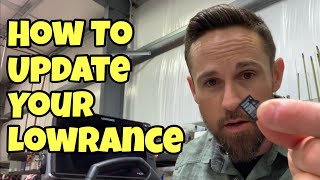 HOW TO UPDATE YOUR LOWRANCE  Step By Step [upl. by Novek]