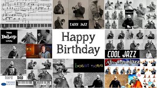 Happy Birthday in 8 Jazz Styles [upl. by Nosyd]