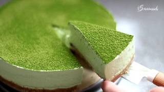 Green Tea Matcha Cheesecake No Bake  Recipe [upl. by Anivek]