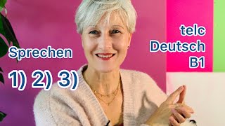 B1 telc  Mündliche Prüfung 123  Deutsch lernen [upl. by Maryann867]