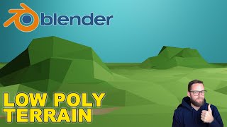 Blender  Low Poly Terrain Tutorial [upl. by Annola675]