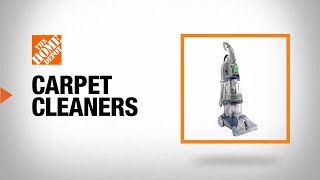 Types of Carpet Cleaners  The Home Depot [upl. by Sheffield434]