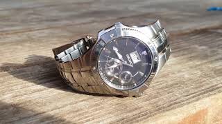 One Minute Watch Review Seiko 7d480ab48 Coutura Kinetic Perpetual Calendar [upl. by Bomke]