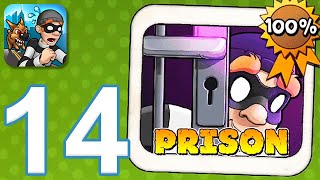 Robbery Bob  Gameplay Walkthrough Part 14  Chapter 11 Prison iOS Android [upl. by Mcclees]