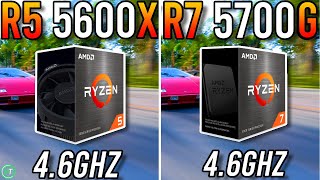 Ryzen 5 5600X vs Ryzen 7 5700G  Tested in 2023 [upl. by Gusba]