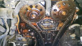 opel corsa C 12 how to reseal timing chain cover [upl. by Sherrard841]