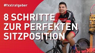 Die perfekte Rennrad Sitzposition in 8 Schritten einstellen [upl. by Devondra]