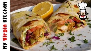 HOMEMADE CHICKEN KEBAB WRAPS RECIPE [upl. by Salome]