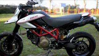 Aprilia Dorsoduro 1200 vs Ducati Hypermotard 1100 Evo vs KTM 990 SMR [upl. by Ayirp]