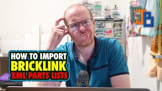 How to import BrickLink part files to BrickLink for LEGO tutorials [upl. by Guillema]