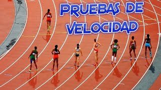 Pruebas de velocidad en el Atletismo [upl. by Akiwak3]