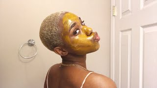 Turmeric amp Honey Face Mask For a Week [upl. by Enelav]