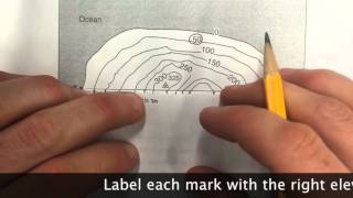 Making Topographic Map Profiles [upl. by Yuria]