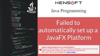 Failed to automatically set up a JavaFX Platform SOLVED Apache NetBeans 123 [upl. by Nothgiel660]