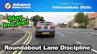 Roundabout Lane Discipline  Learn to drive Intermediate skills [upl. by Blanche]