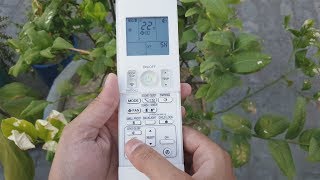 How to Use AC Remote Controller  DAIKIN Inverter Air Conditioner Remote Control Functions [upl. by Engelbert344]