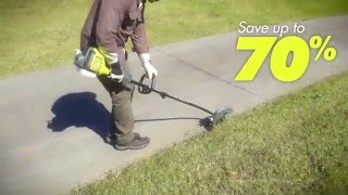 RYOBI EXPANDIT Edger Attachment [upl. by Anar629]