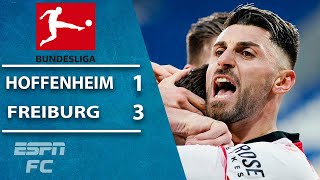 Freiburg move into top half with impressive win over Hoffenheim  ESPN FC Bundesliga Highlights [upl. by Keviv]