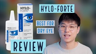 HYLOFORTE EYE DROP REVIEW not sponsored  Best eye drop  artificial tears for dry eye [upl. by Linnie]