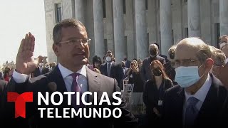 Pedro Pierluisi jura como gobernador de Puerto Rico  Noticias Telemundo [upl. by Naneek409]