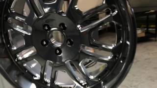 Powder Coating Wheels in Black Chrome [upl. by Aita31]