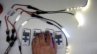 LED One Color Remote Control Programming [upl. by Citarella]