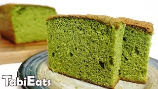 How to Make MATCHA CASTELLA Japanese Green Tea Sponge Cake [upl. by Elena]