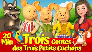 🔴 Trois Contes Des Trois Petits Cochons Et Le Grand Méchant Loup 🔴🐷🐺 I Contes de fées français [upl. by Maloney]